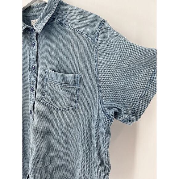 Elisabeth by Liz Claiborne Vintage Blouse Womens 22 Petite Blue Button Front Top - Picture 4 of 16